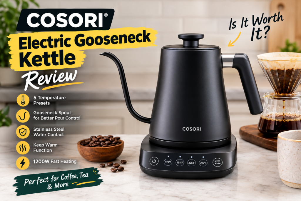 COSORI Electric Gooseneck Kettle Review