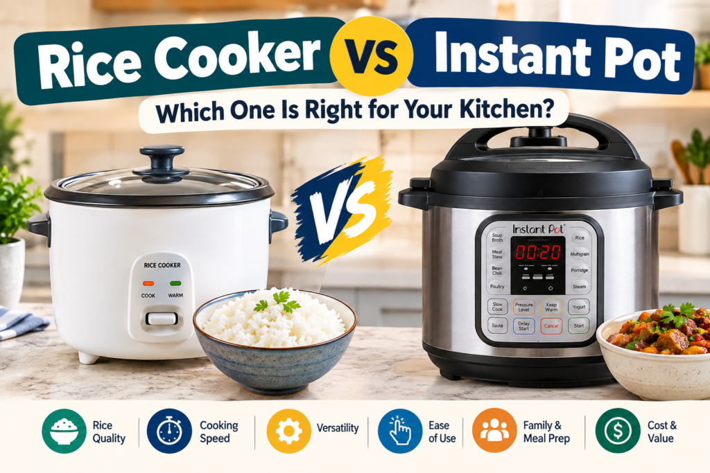 Rice Cooker vs Instant Pot