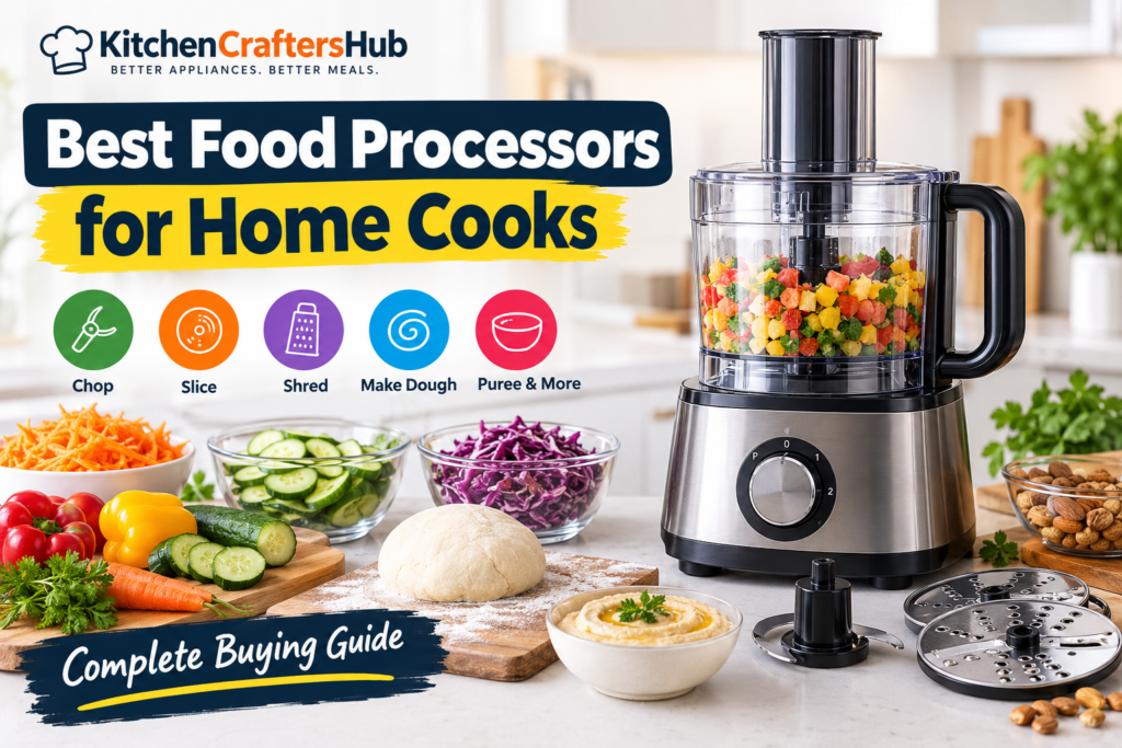 Best Food Processors for Home Cooks (2026 Buying Guide)