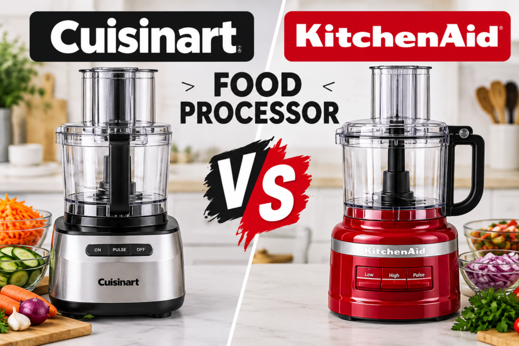 Cuisinart vs KitchenAid Food Processor